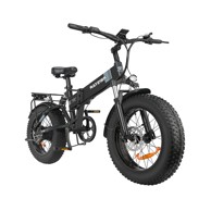 RIDSTAR H20 električni bicikl 20" 1000W 14Ah, crni